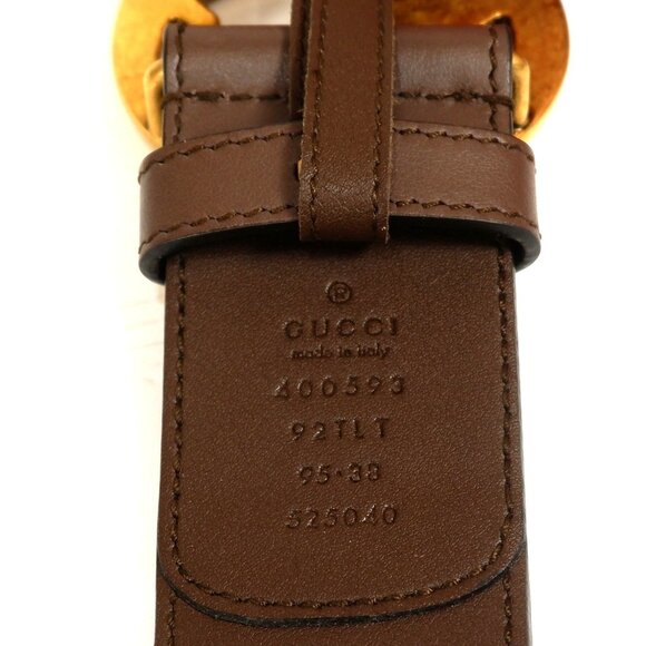 Gucci Supreme Monogram Marmont Calfskin Double GG Belt